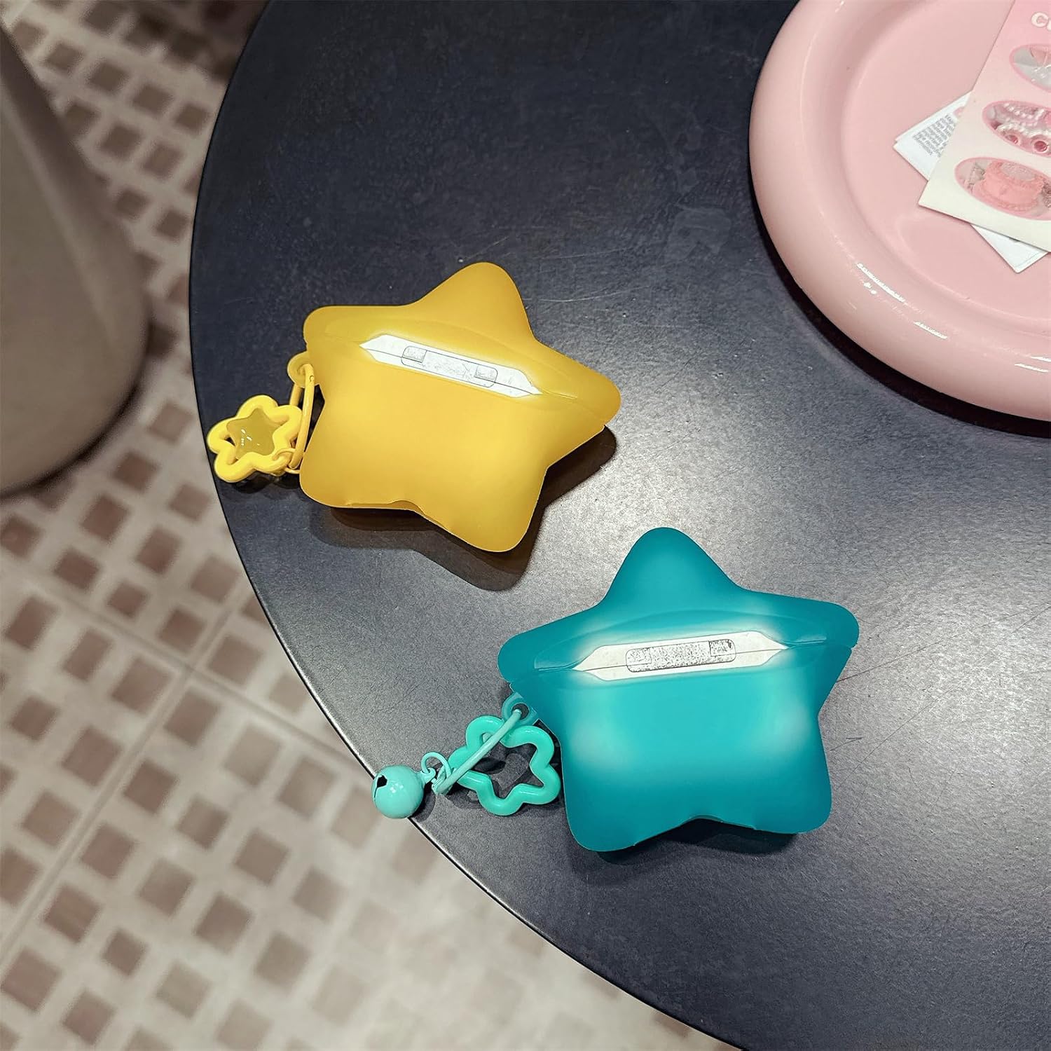 for Huawei Freeclip 2 Case Cute (2025),Funny 3D Luminous Stars Cartoon Shape,Kawaii Soft Silicone Earphone Protective Case for Woman Girls Boys (A) image 4