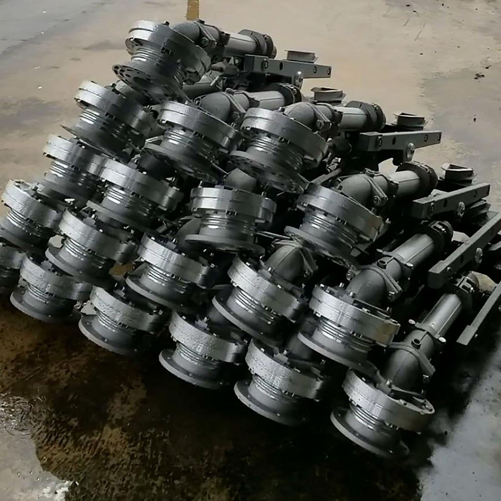 Zraszacz, 2-calowy zraszacz udarowy, pionowy pistolet do nawadniania typu wahadłowego, spray do podlewania dużych powierzchni, dla gospodarstw rolnych, sadów (Angle 43)