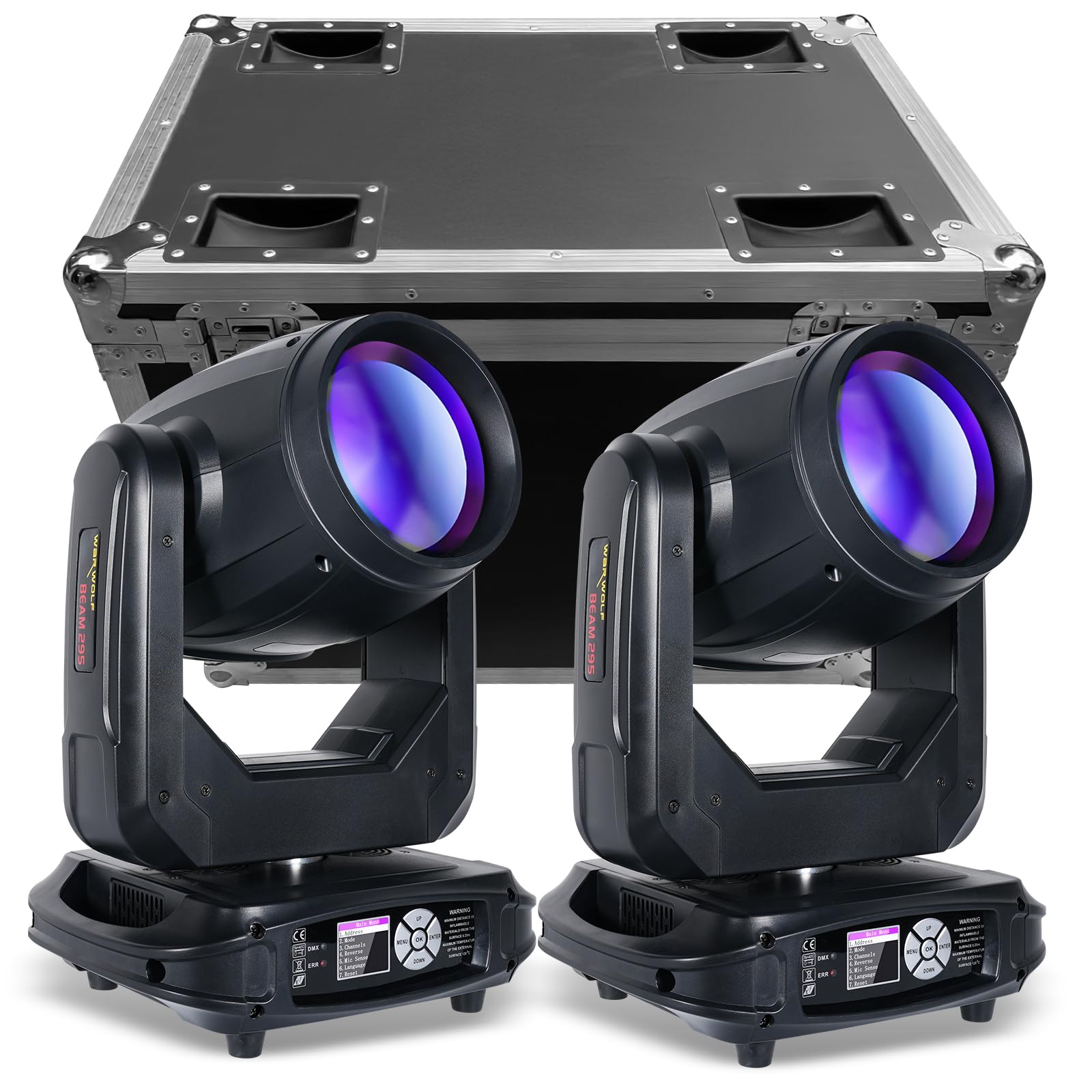 Flight Case con ruote 2 IN 1 Fly Case per 230W 295W Teste mobili LED Beam Moving Head Flightcase