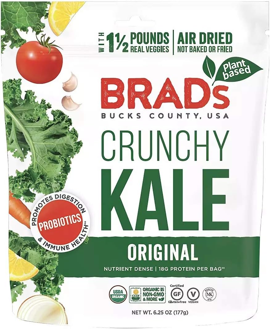 Brad's Crunchy Kale Probiotic Crisps Amazon.co.uk Grocery