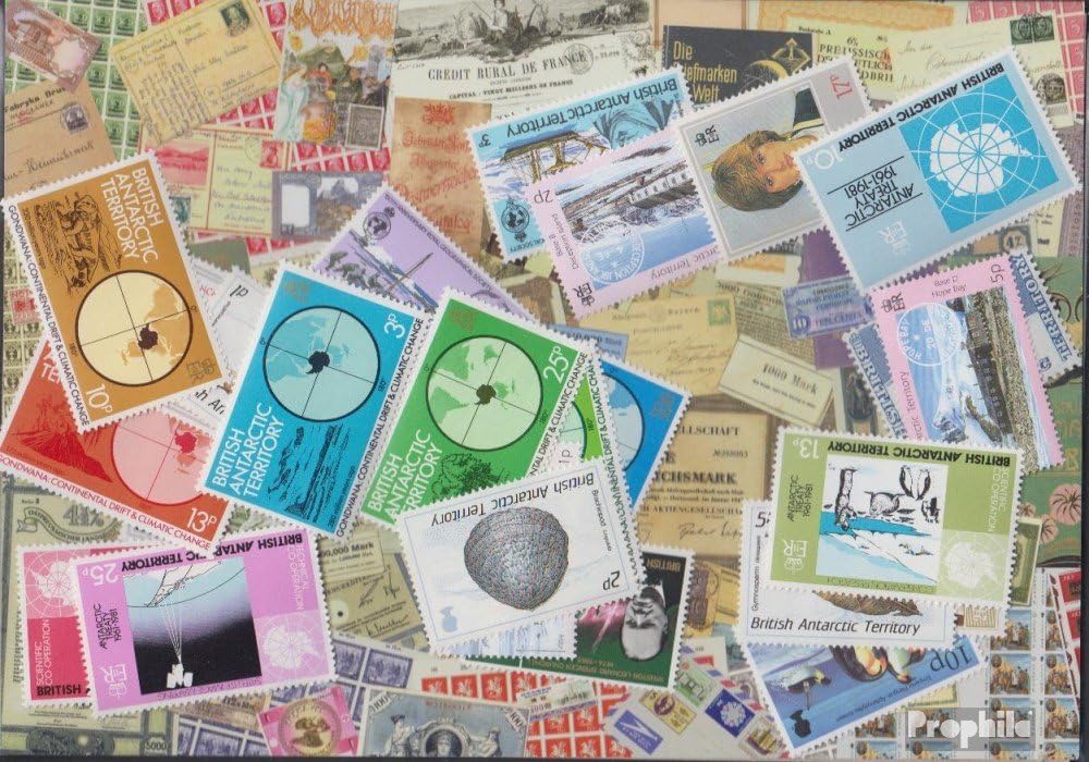 UK Areas Antarctica 50 Various Stamps (Stamps for Collectors)