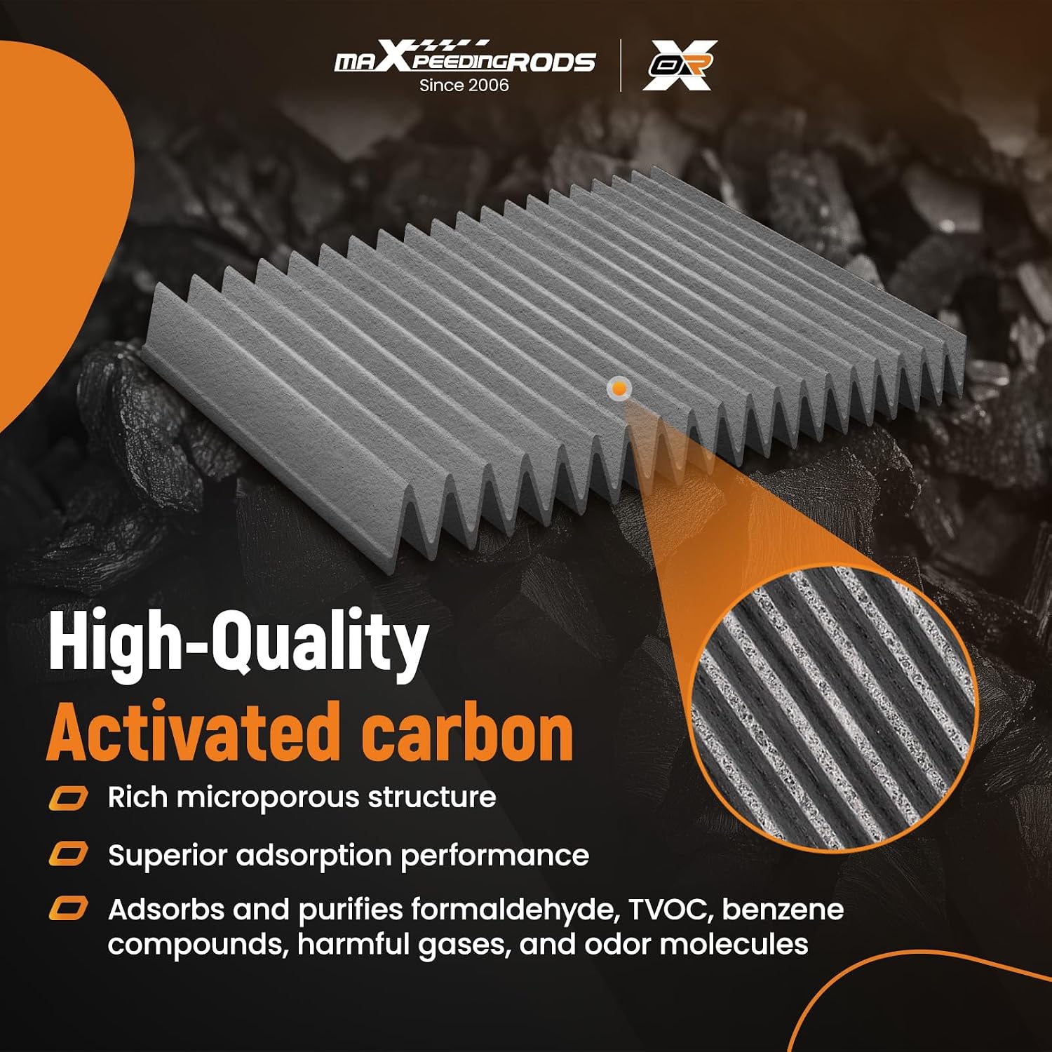 maXpeedingrods Cabin Air Filter for Mercedes GL350/GL450/GL550 (2013-2016), GLE350 (2016-2019), GLE400 (2016-2019), GLE450 AMG (2017-2019), GLS450/GLS550 (2017-2019), Replaces 1668300318