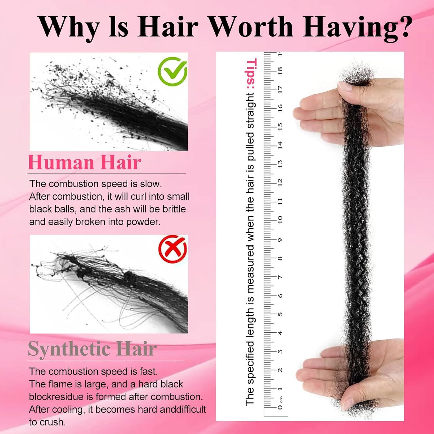 Afro Kinkys Bulk Human Hair for Braiding 2 Bundles 18 Inch 100g Afro Kinky-Curly Human Hair Bulk for Twist No Weft 4c Kinky Curly Bundles for Braids Micro Locs Dreadlock Extensions Nature Black