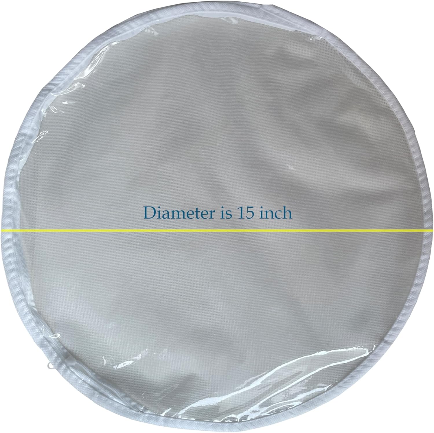 Wreath Storage Container 3 Pack Wreath Storage Bag 15 inch Simple White Wreaths Container with Clear Window,Suitable for 13 inch Candle Wreaths Lightweight Portable Garland Storage Bag