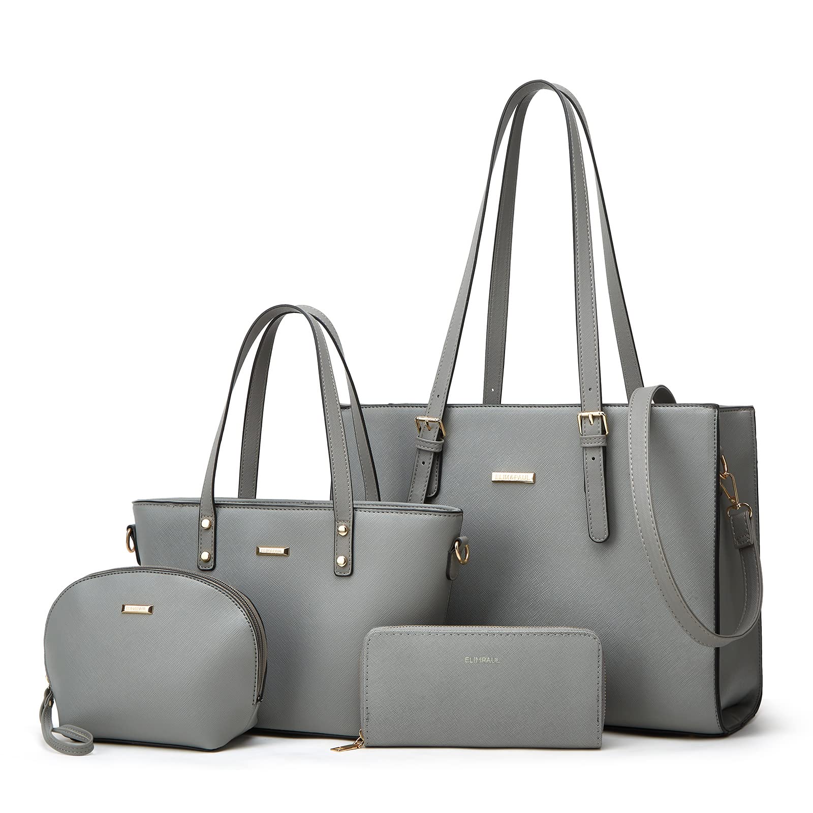 Women Fashion Handbags Tote Bag Shoulder Bags Top Handle Satchel Purse Set