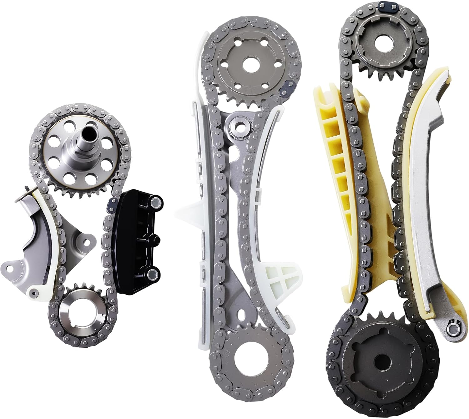 Timing Chain Kit Fit for Ford Explorer/for Mustang/for Ranger 1997-2011, for Land Rover LR3 2005-2007, for Mazda B4000 2001-2009, for Mercury Mountaineer 1998-2010 replace 9-0398SC