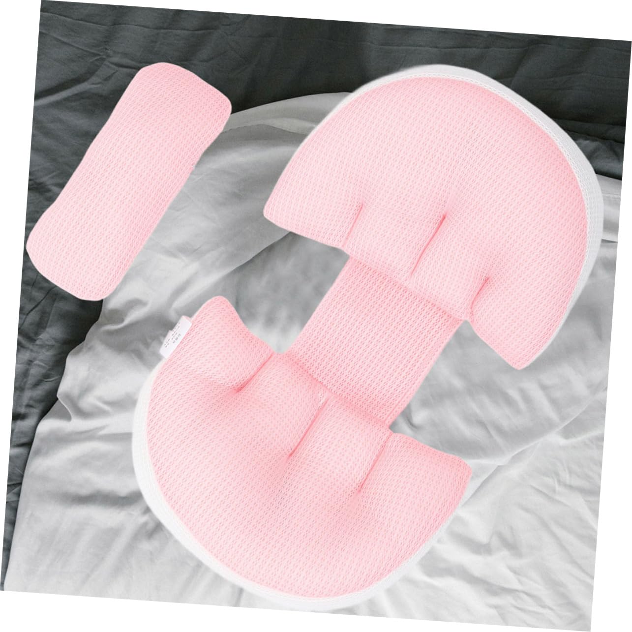 Toyvian Almohada de Embarazo para Dormir de Lado, 2 Sets Rosa
