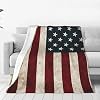 American Flag Blanket Air Conditioner Blanket,Plush Plush Double Sided Blanket Bedroom Living Room Office Travel Four Seasons Lightweight Warm Blanket