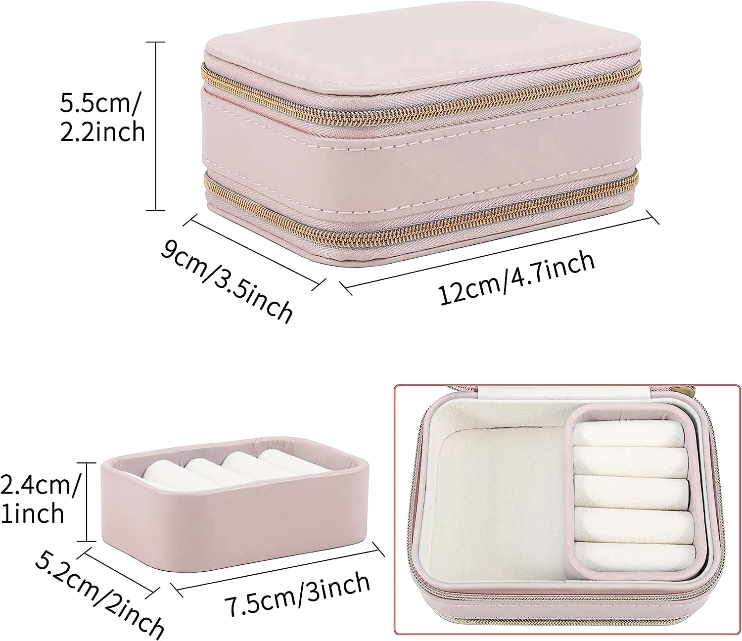 【新品未使用】LKサロン ジュエリーBOX ジュエリーボックス Amazon.co.jp: トラベルジュエリーボックスケース ポータブルスモール