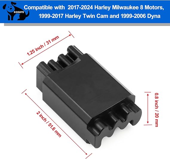 Double-Headed Cam Locking Tool Compatible with 1999-2017 Harley Twin Cam, 1999-2006 Dyna Models, 2017-2024 M8 Milwaukee 8 Motors