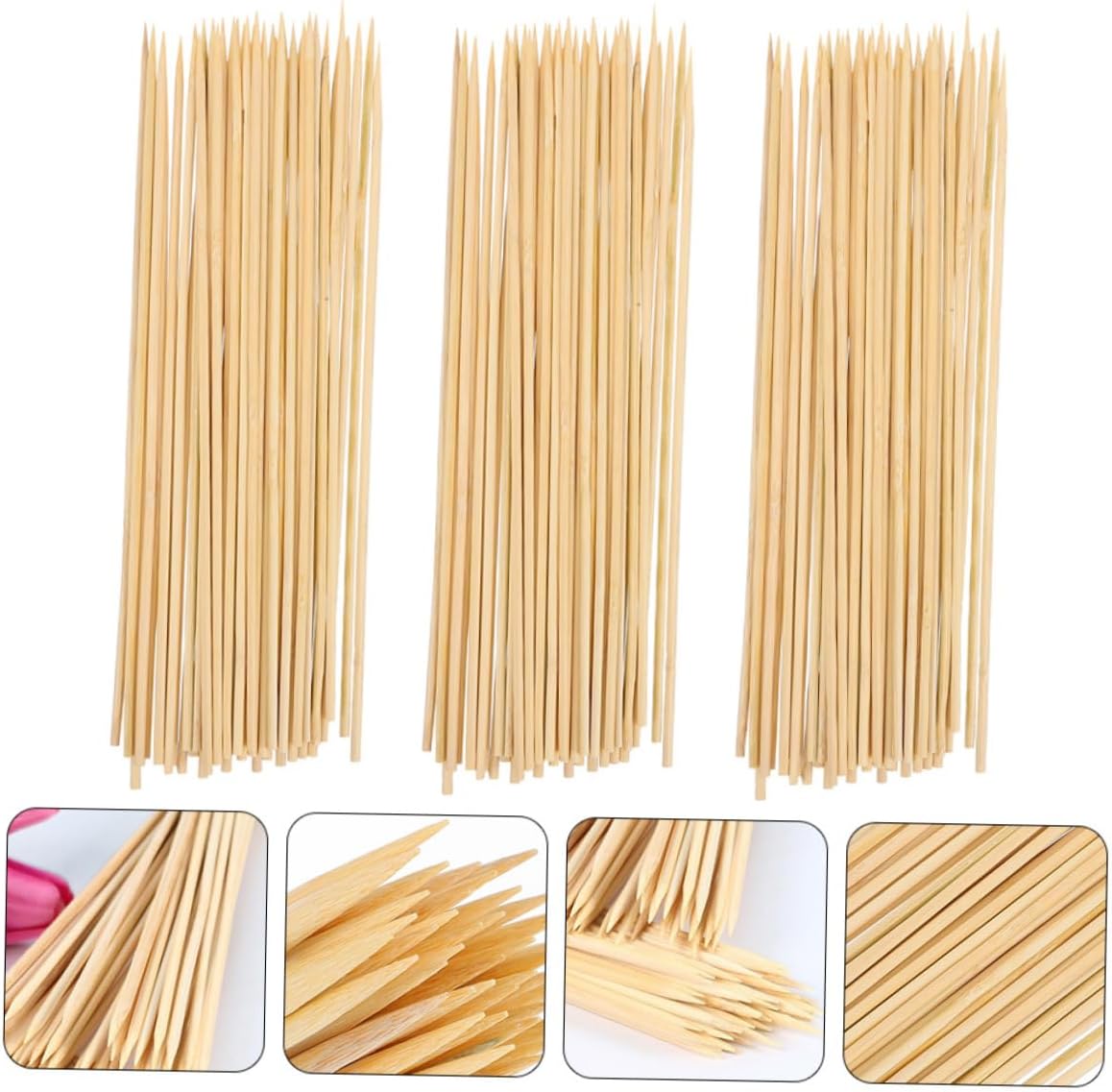 Beatifufu 120pcs Sticks for DIY Flower Wrapping and Bouquet Fixing Durable Plant Support Sticks for Floral Arrangements and Creative Snack Displays