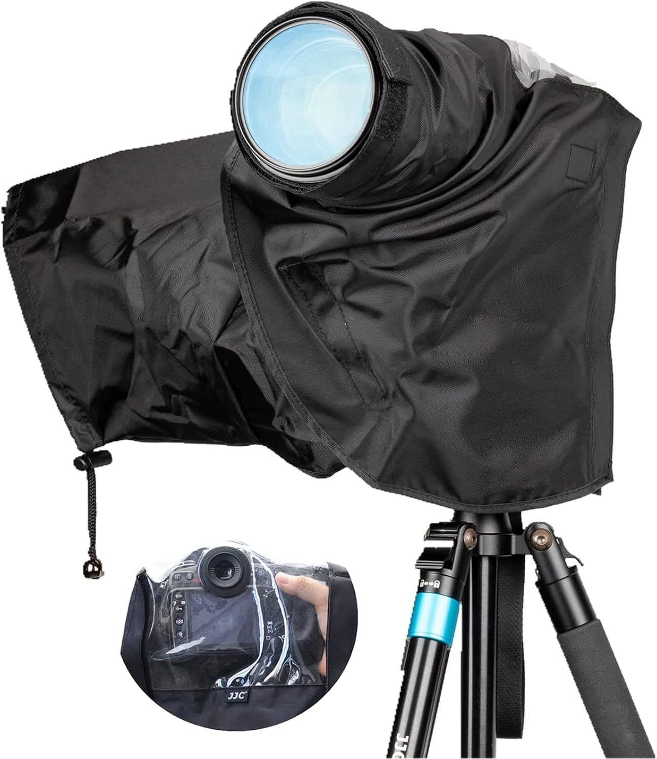 JJC Waterproof DSLR Camera Lens Rain Cover Raincoat Gear Outdoor Dust