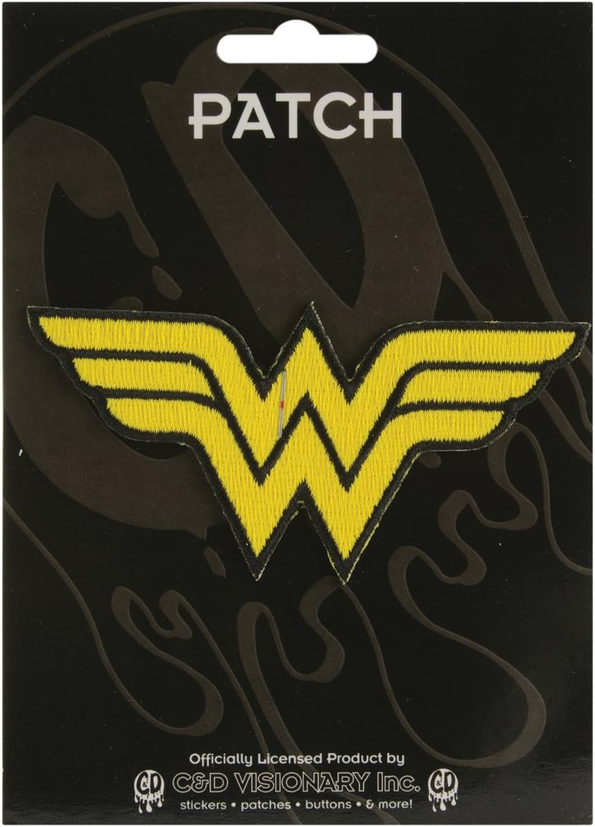 Application Wonder Woman Logo Patch,Yellow