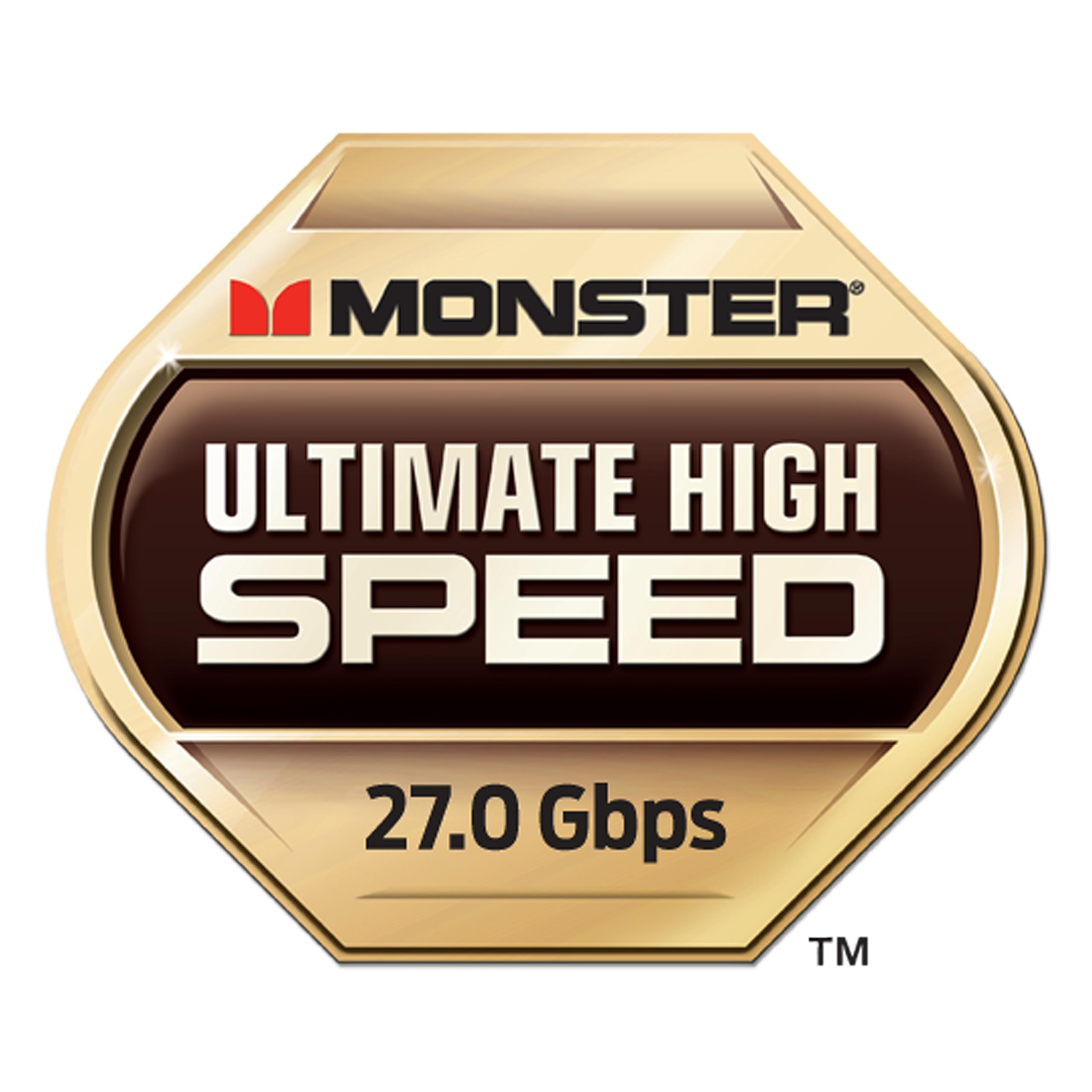 MONSTER - Black Platinum - Câble HDMI - Résolution 4K - pour PC, Home Cinema ou Studio - Vidéo HDR - 27 GBPS - Vitesse Éclair - Connecteurs en Or - 3 m - Garanti à Vie - Noir