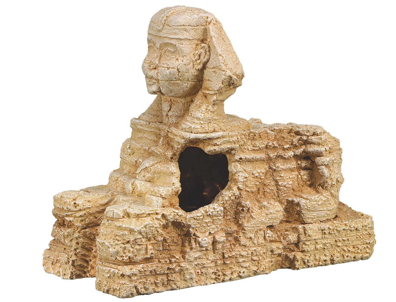 Nobby Egyptian Sphinx Aquarium Ornament, 11 x 23 x 18 cm, Resin