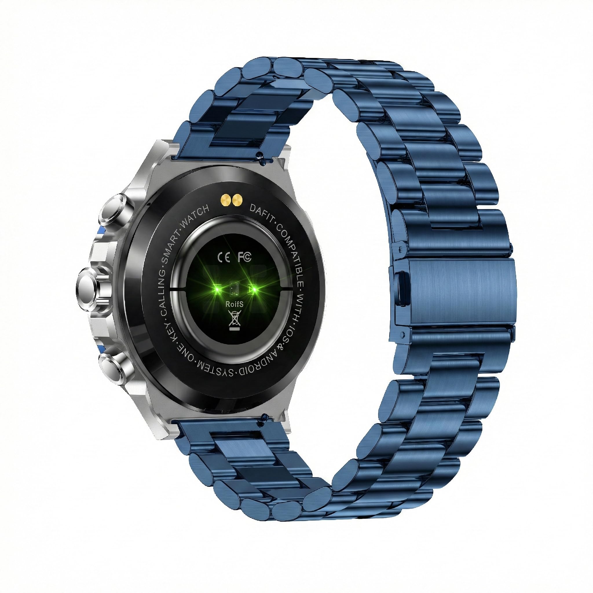 Studio‎ Blue and Silver Smartwatch with Elegant Design Fusion Full Diamond Smartwatch | Vertu main image 2