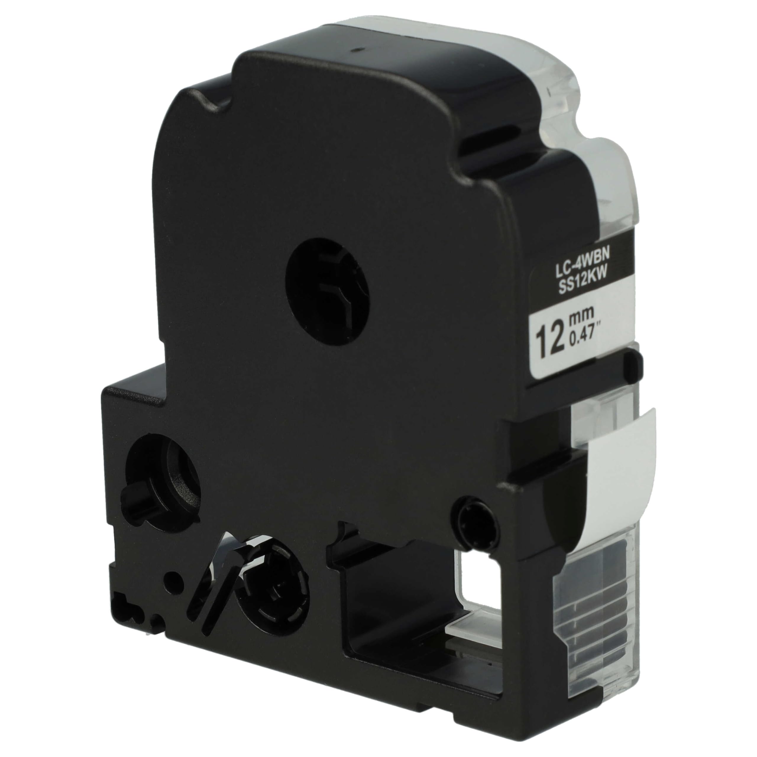 vhbw 50x Cassetta nastro sostituisce Epson LC-4WBN per etichettatrice 8m x 12 mm nero su bianco