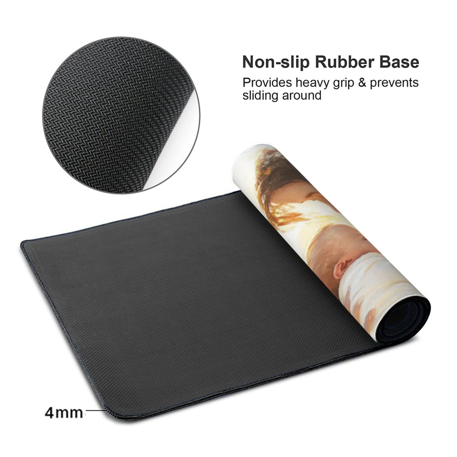 Tappetino Mouse XXL Donna Tappetino Mouse Gaming 1200x600x4mm Tappetino per Mouse festa della mamma,Tappeto Scrivania Impermeabile,Base in Gomma Antiscivolo,Bordi Cuciti,Mousepad per Ufficio e Gaming