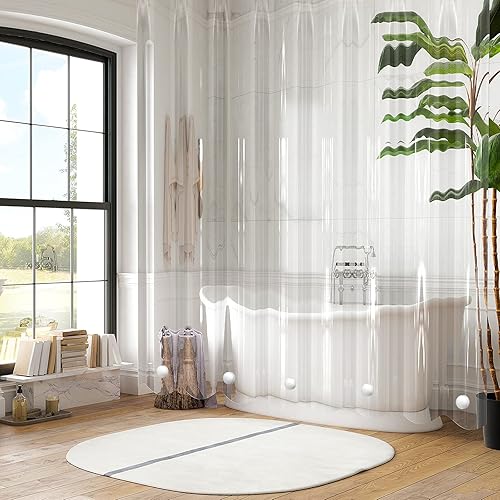 Miniatura 10 de VANZAVANZU Pesos para cortina de ducha, imanes de cortina de ducha que nunca se oxidan, envueltos en silicona, imanes fuertes que evitan que el