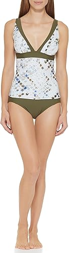 Miniatura 6 de DKNY Traje de baño de bikini estándar con triángulo halter para mujer