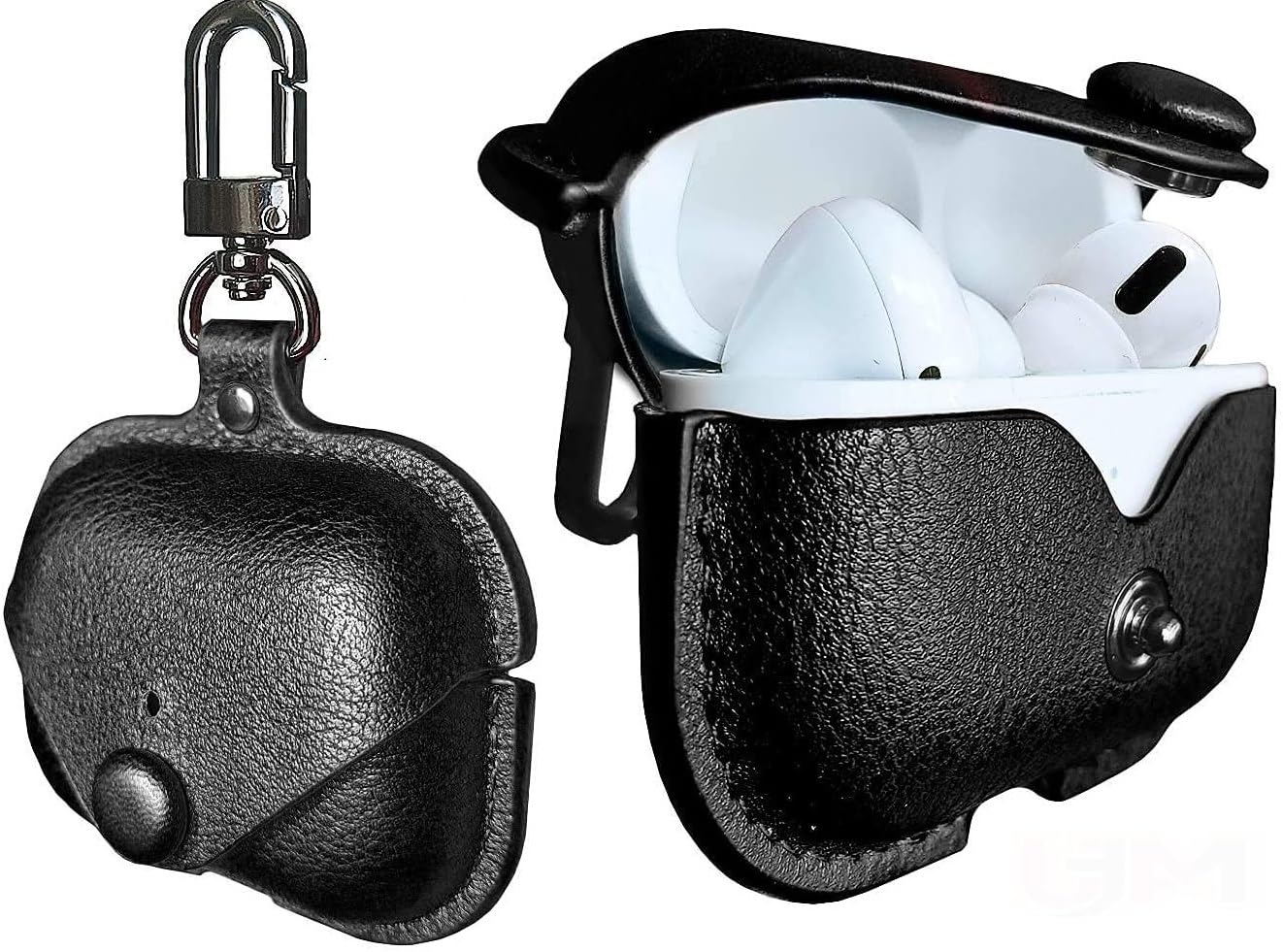INEFABLE Leather Finish Matte Hard Protective Case Cover for Apple Earbuds 3 - Black - Pack of 1 (B0CNW6184R) Amazon Price History, Amazon Price Tracker