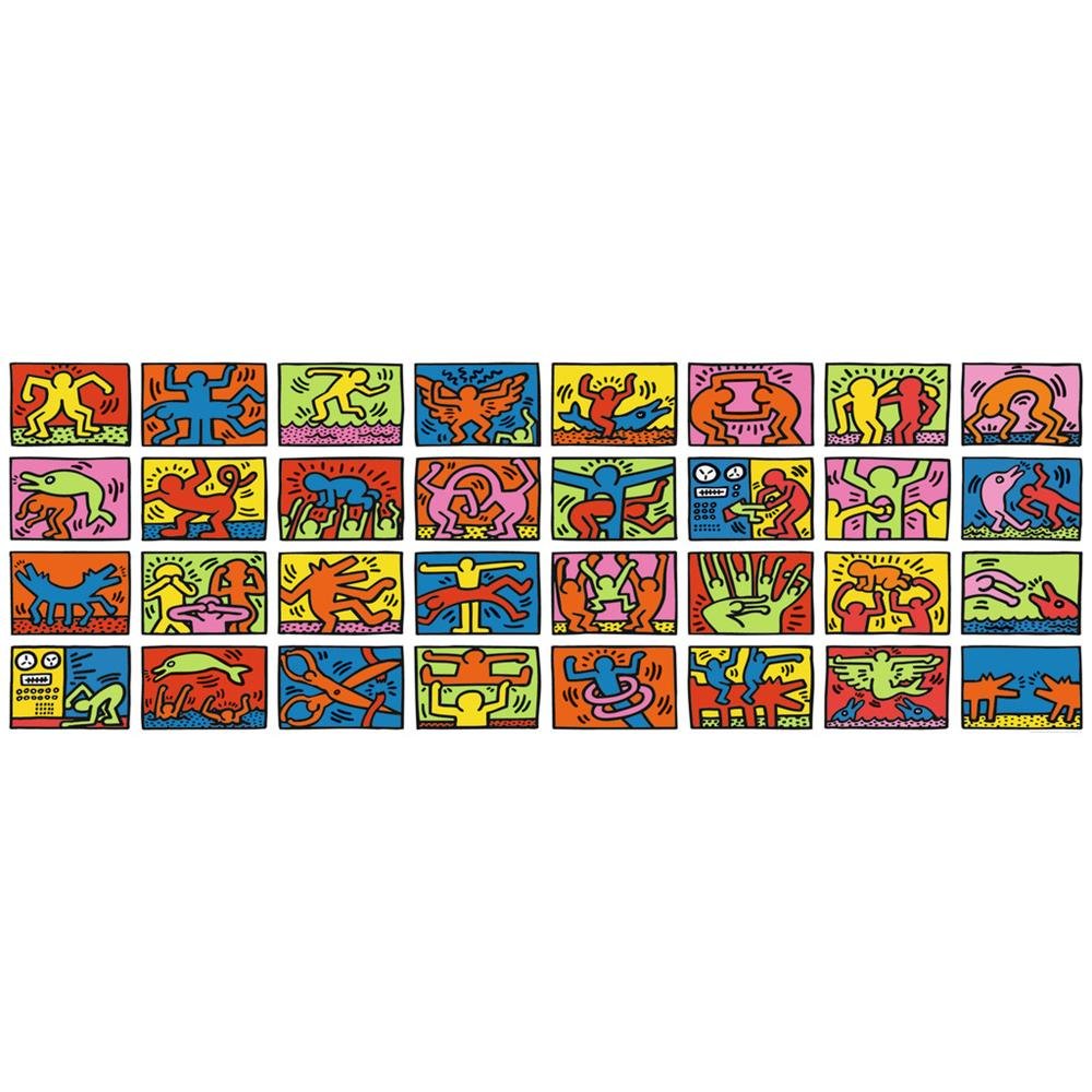 Ravensburger 17838 - Keith Haring: Double Retrospect - 32.000 Teile Puzzle (544x192cm) - größtes Puzzle der Welt