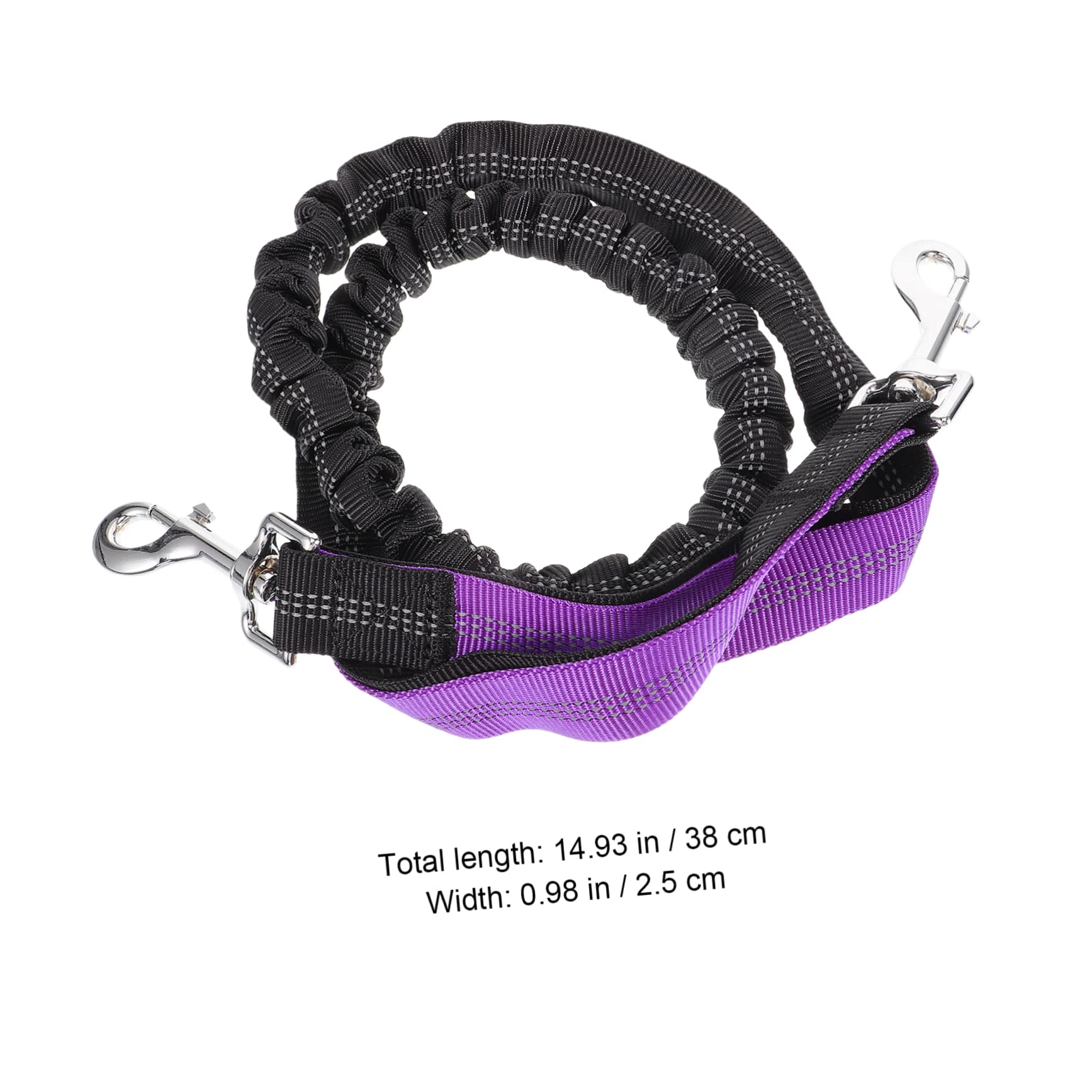 BESPORTBLE 2pezzi Guinzaglio Per Cani Con Cintura Elastico Guinzaglio Per Cani Da Corsa e Leggero e Resistente Nylon
