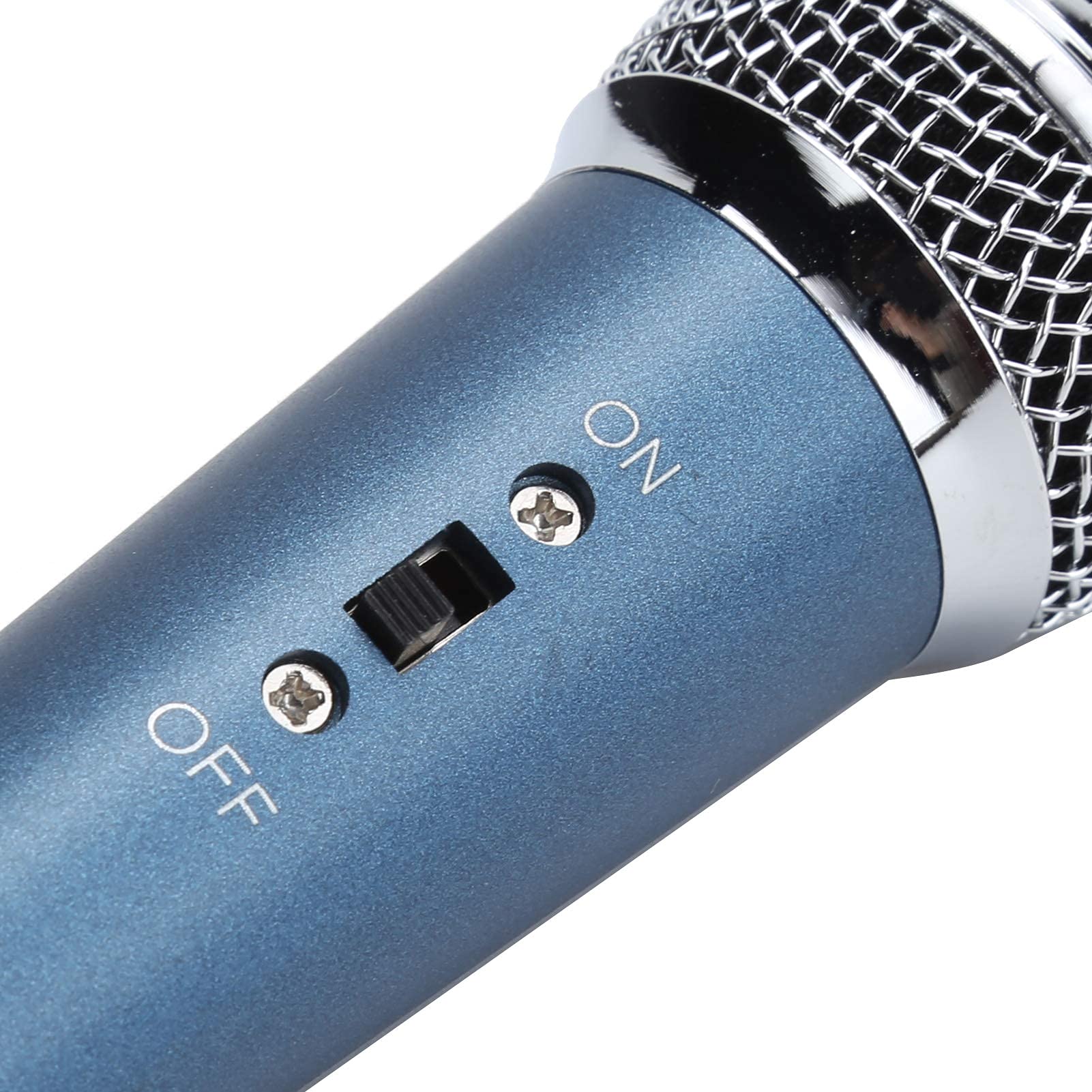 Microfono a condensatore cablato, Adattatore Audio da 3,5 mm a Forma di U per Computer, Karaoke, Desktop, Laptop