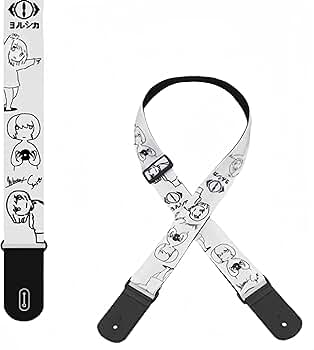 Amazon | ギターストラップ ヨルシカ n-buna 快適 調整可能な 周辺