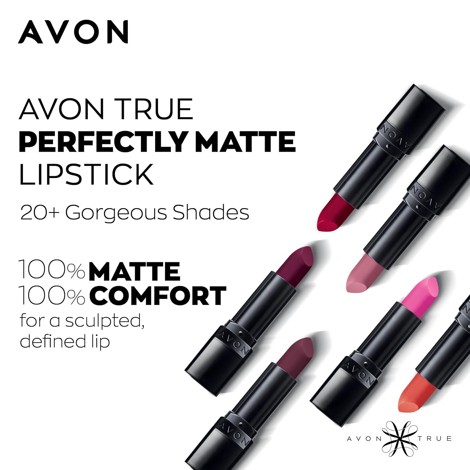 Avon True Color Perfectly Matte Lipstick (Berry Blast) - Image 7