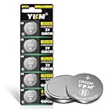 YKM 5 Pack CR2330 Battery ECR2330 BR2330 CR 2330 Lithium 3V Battery for Car Remote Coin Cell Batteries