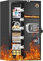 Vista 1 de [2026 Upgraded] -35 Mins True Fireproof Safe for Home -7.0 Cu Ft Large Heavy Duty Safe, Safe Box Fireproof Waterproof, Large Document Safe with
