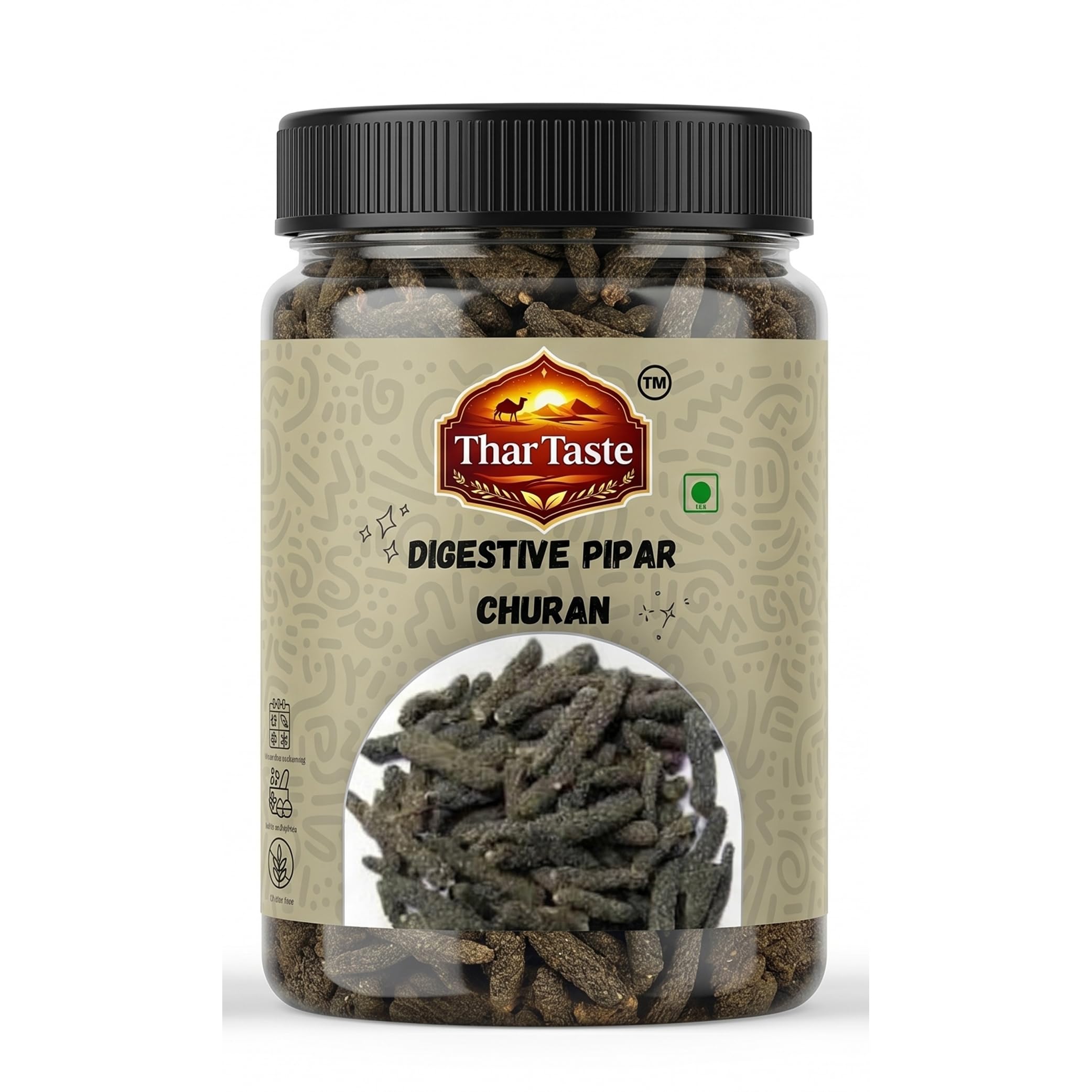 Thar Taste Pipal Choti Churan | Digestive Piper Churan | Pipali Ayurvedic Herbal Digestive Powder | Piper Retrofractum | Pure & Natural Herbal Pachak (100g)-image-48