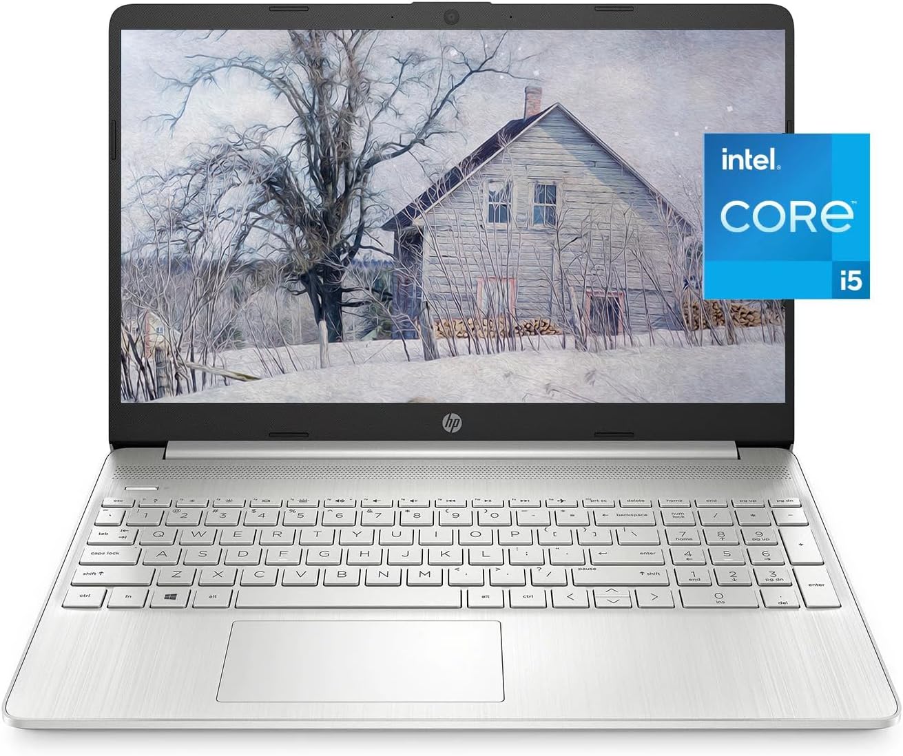 HPNewest 15.6" Full HD (1920 x 1080) Laptop, 20GB RAM, 1TB SSD Storage, Intel Core i5-1135G7 Processor up to 4.2GHz, Long Battery Life, HD Camera, HDMI, Windows 11, Natural Silver, W/GaLiMu