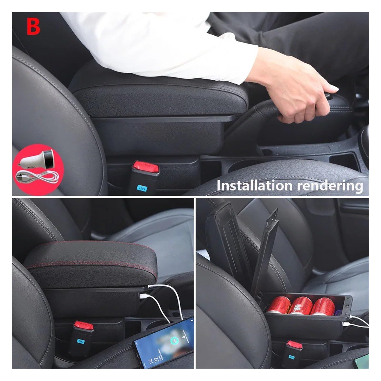 Box Bracciolo Auto per Peugeot 2008 208 2019-2025