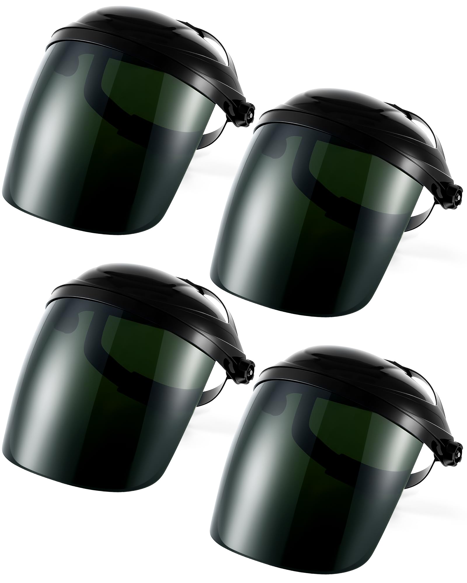 Tellegloww 4 Pack Welding Face Shield, Safety Mask for Grinding