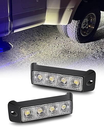 Miniatura 8 de Barra de luz LED de 7.5 pulgadas, barra de luz de trabajo de inundación LED todoterreno para jeep, cabina, barco, SUV, camión, ATV, cubierta de