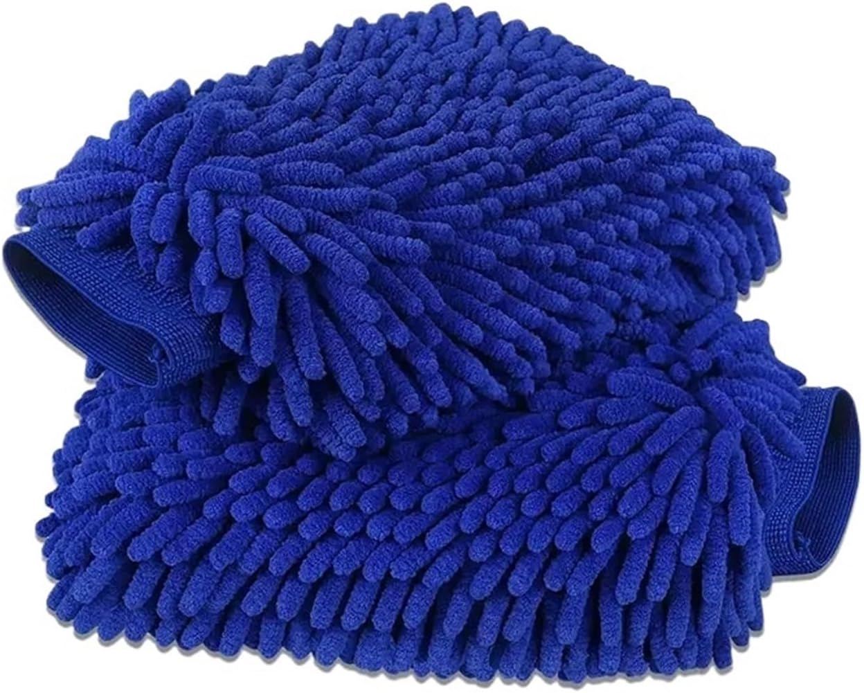 Chenille Plush Car Wash Gloves - Double-Sided Microfiber Cleaning Mitts for Cars, Trucks, and (1/2PCS)(2pcs)
