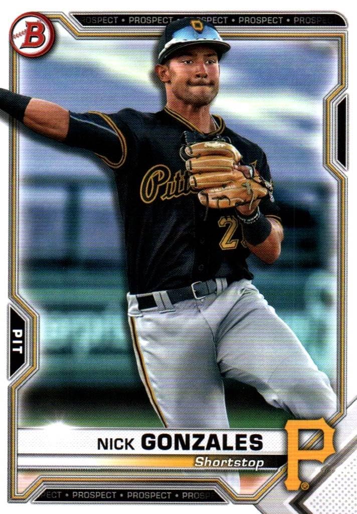Amazon.com: Nick Gonzales Bowman Prospects Collectibles Baseball 