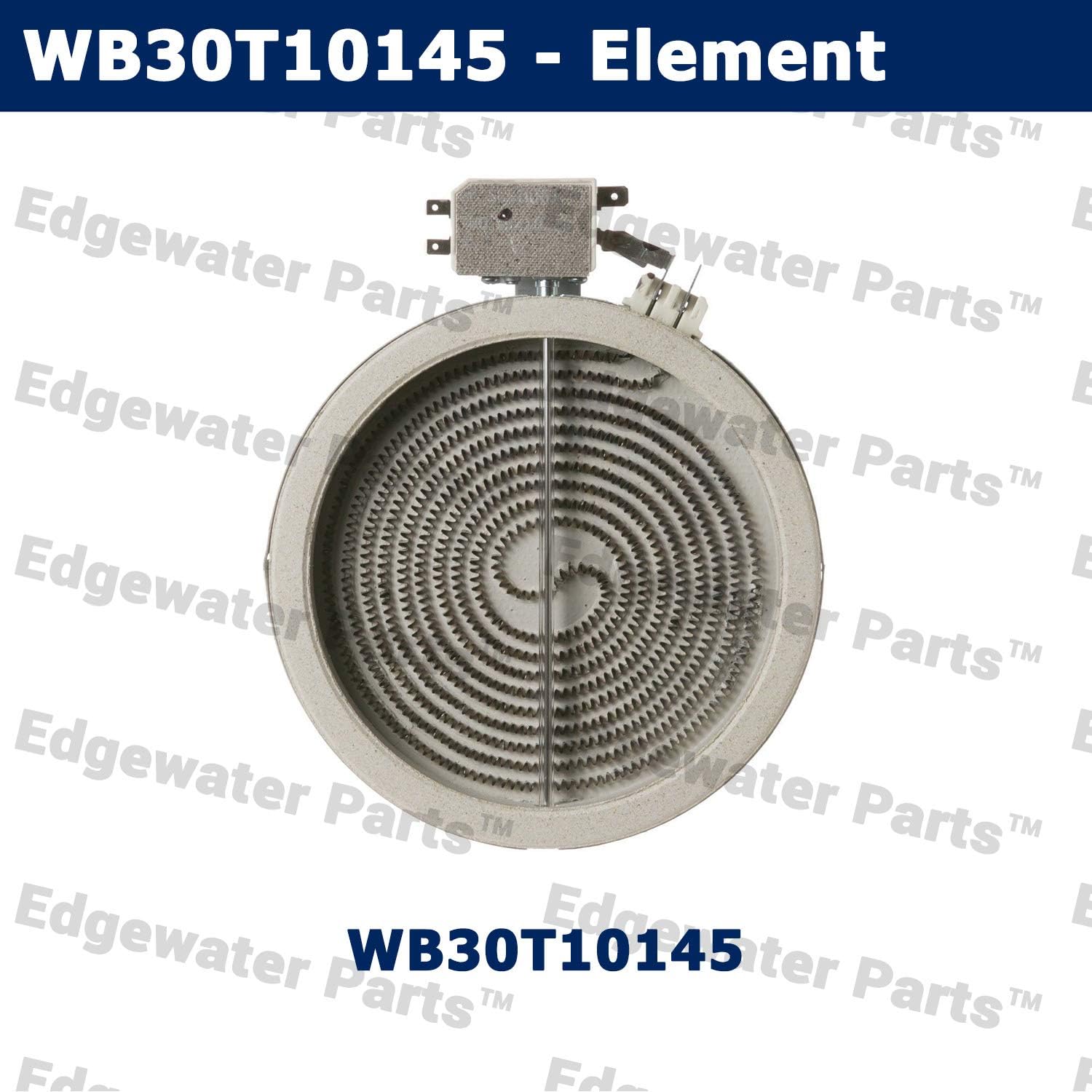 Edgewater Parts WB30T10145, AP4484422, PS2370248 5.5" Radiant Surface Element Compatible with GE and Hotpoint Ranges and Cooktops, Replaces WB30T10127, 1556232