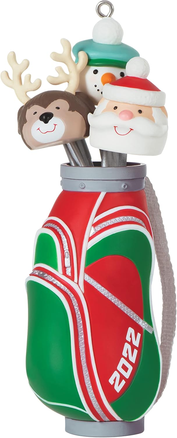 Hallmark Keepsake Christmas Ornament 2022 Year-Dated, Ho-Ho-Hole in One