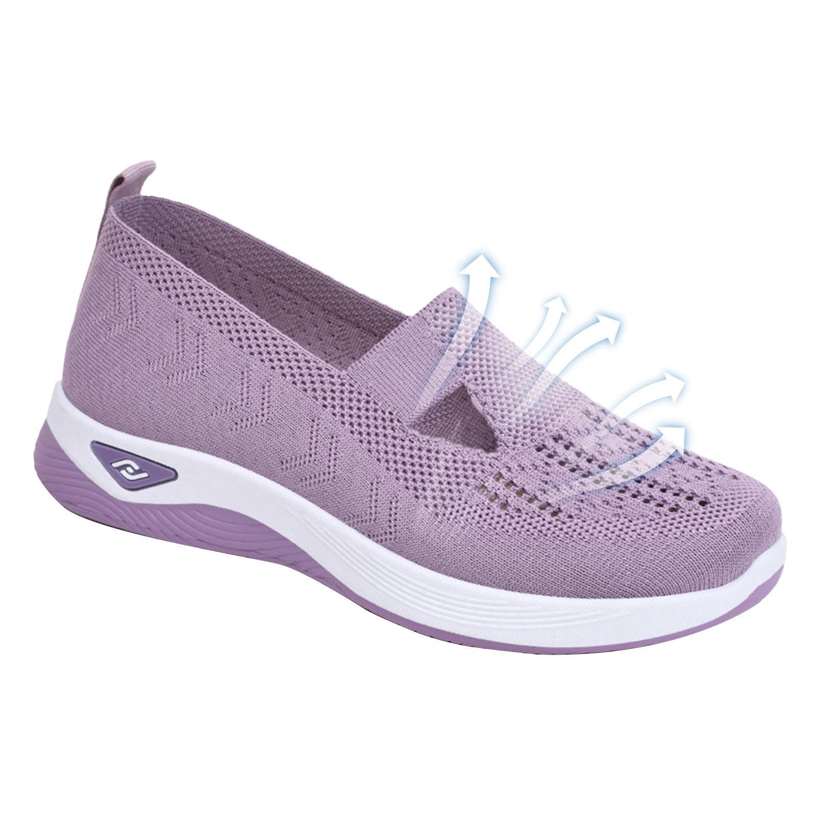 Moonyan Moonyan Zapatos ortopédicos para Mujer - Mocasines sin Cordones para Mujer - Zapatillas ortopédicas para Ocio para Mayor amortiguación y Alivio del pie