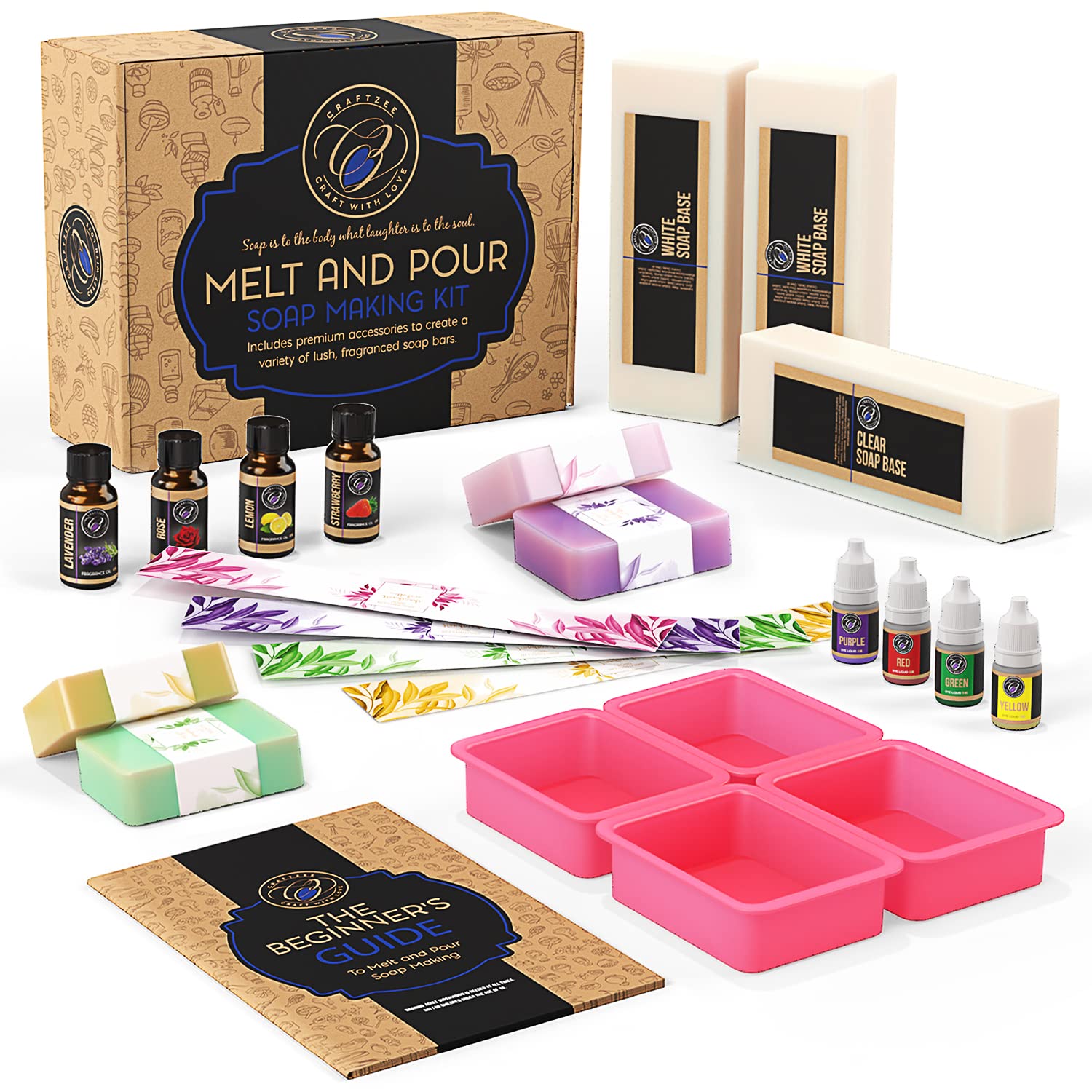 Buy CraftZee Soap Making Kit DIY Kits for Adults and Kids Soap