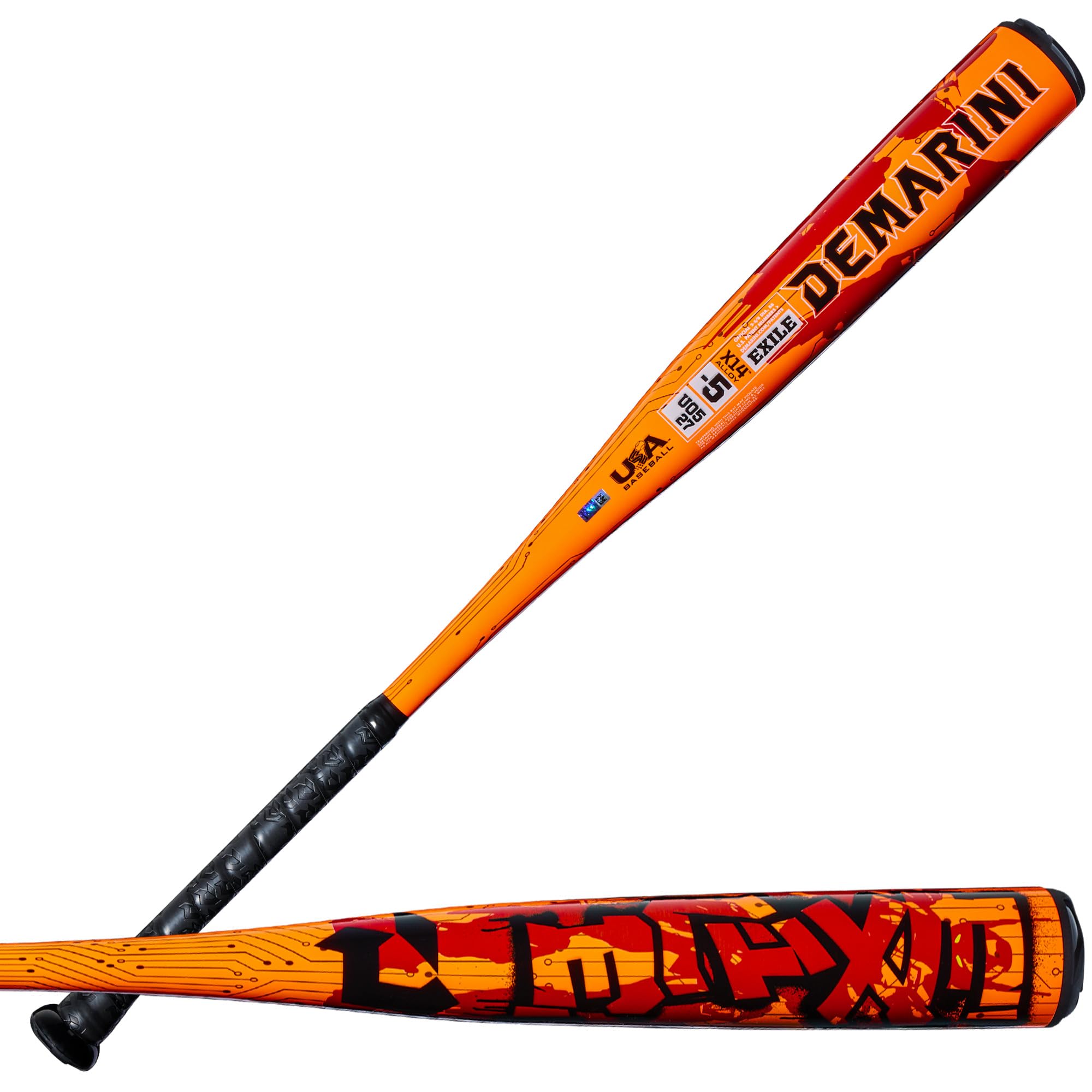 Amazon | DeMarini 2027 Exile (-5) USA 野球バット - 31インチ/26