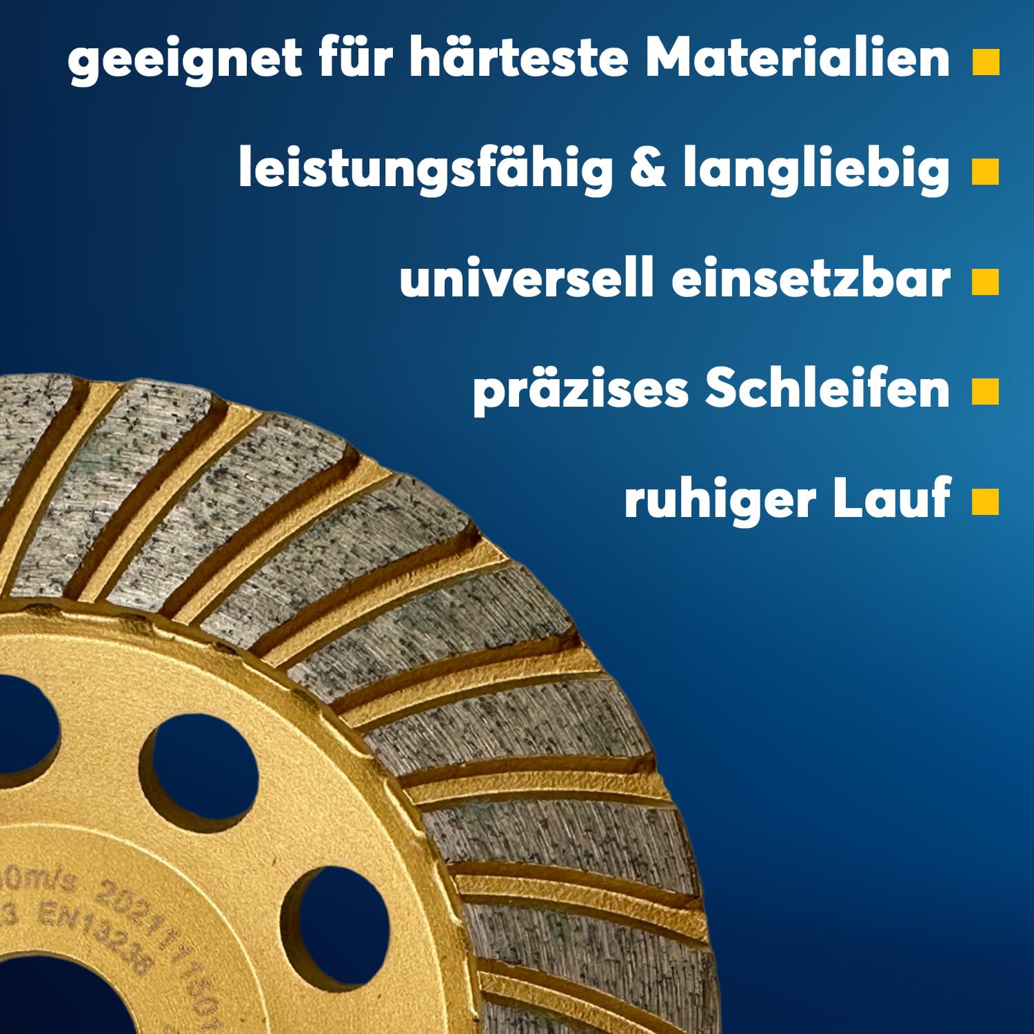 EDW Diamentowa tarcza szlifierska 125 mm otwór 22,2 mm talerz szlifierski do kamienia naturalnego