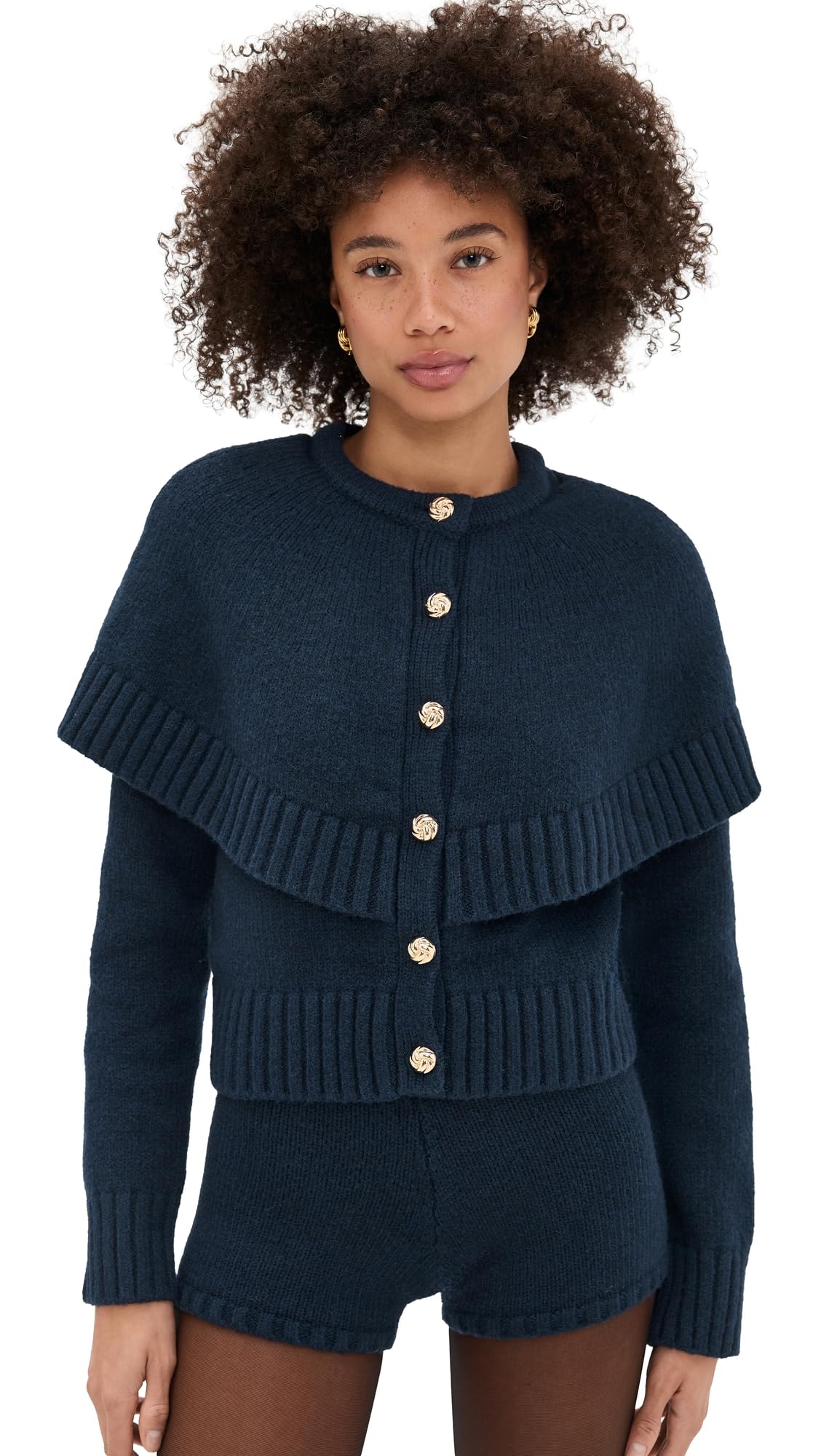 Line Dot Womens Reese Cape Cardigan