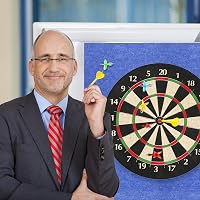 KEAGAN Öntapadós Filc Darttábla Falvédő Keret, Dartboard Border Védőlap, 6