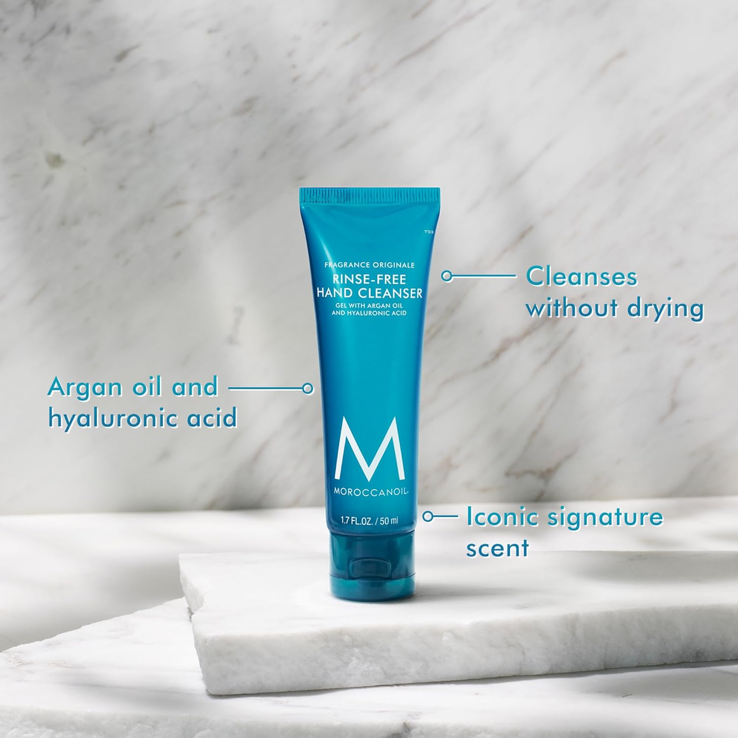 Moroccanoil Rinse-Free Hand Cleanser with Hyaluronic Acid - Image 3