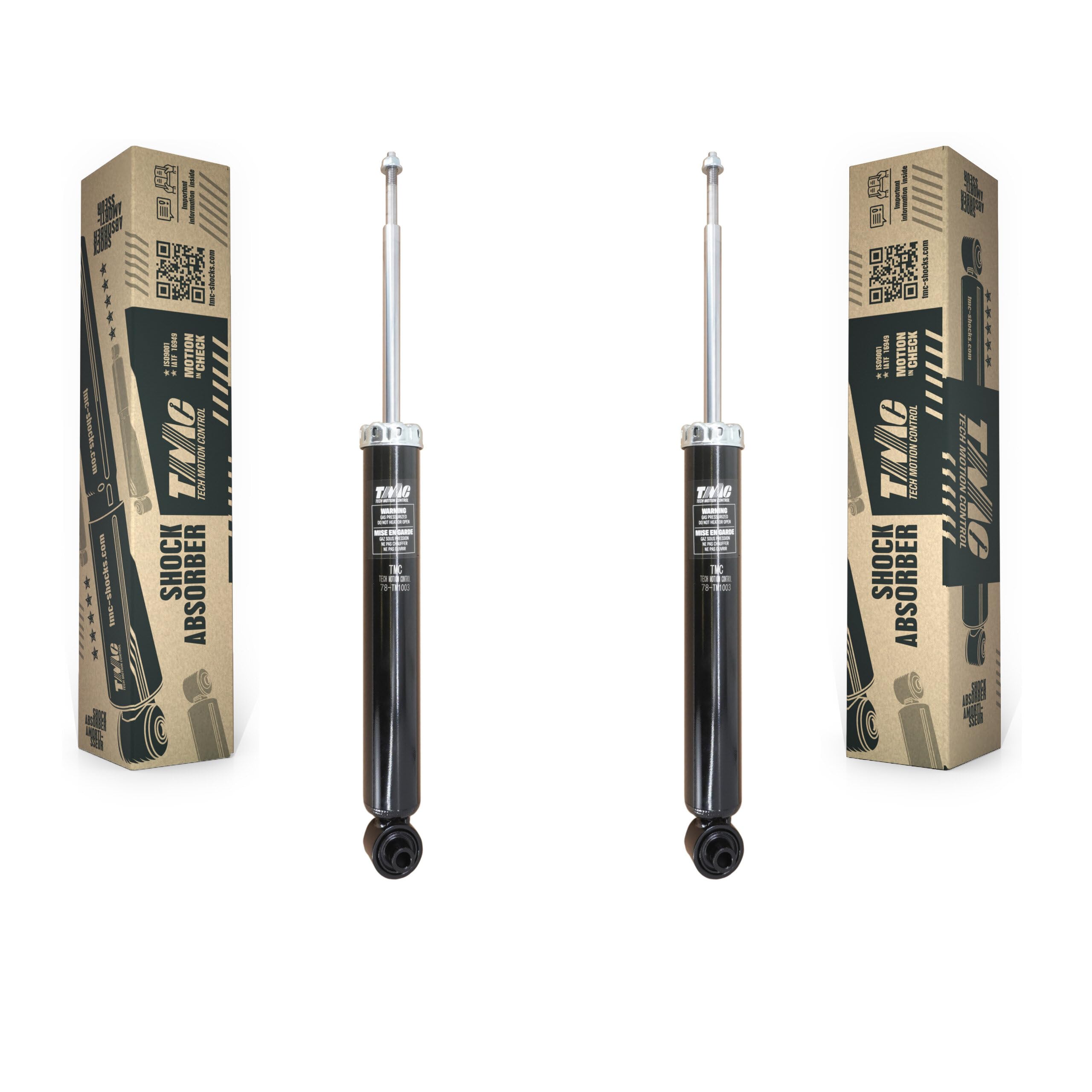 TMC Rear Suspension Shock Absorbers Pair Replacement For Honda Civic - Left Right Side (Driver Passenger) K78-100412 — view 65