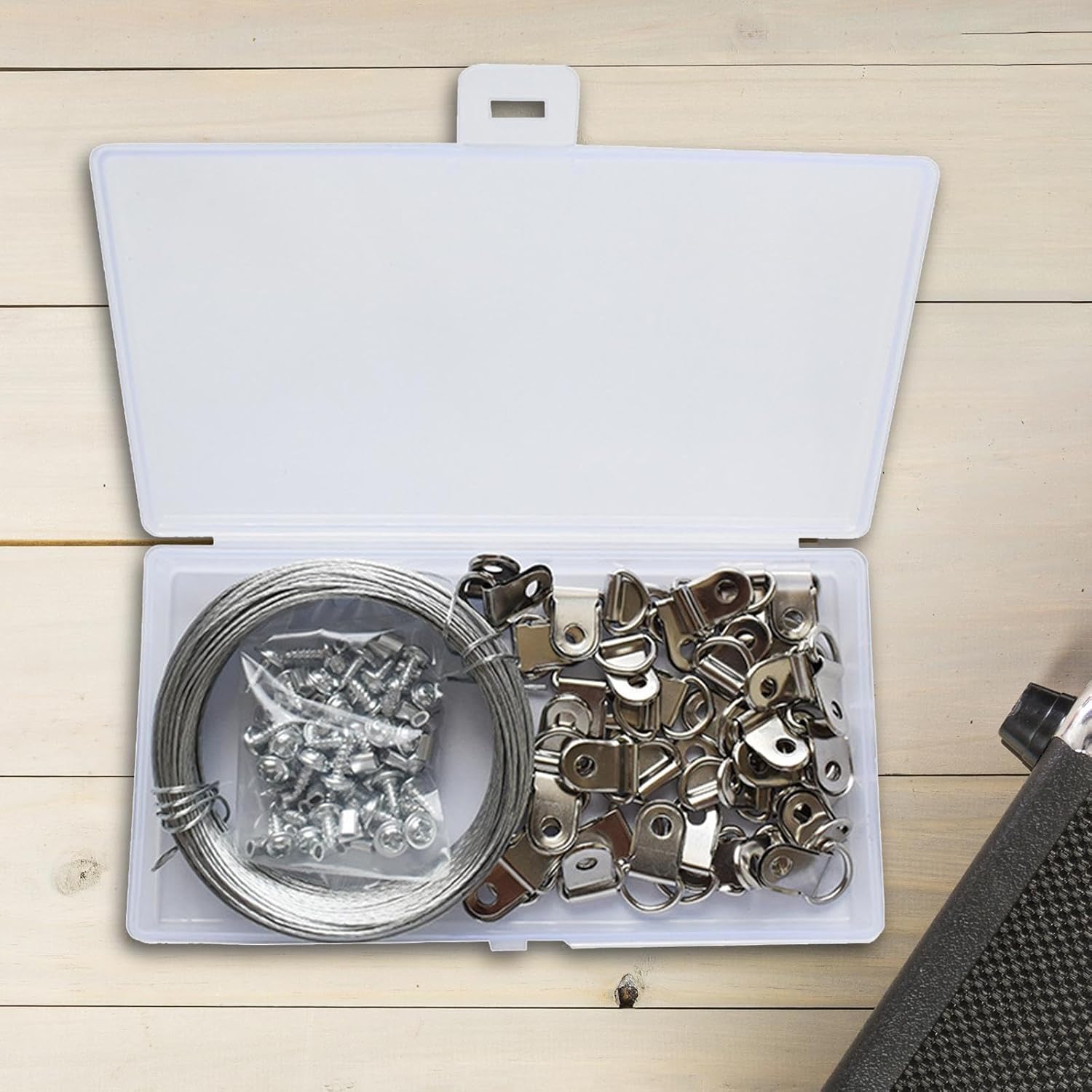 MERISHOPP™ Picture Hanging Wire Kit Picture Frame Hanger Metal for Photo Frame Pictures|Home & Garden|Home Improvement|Building & Hardware|Nails Screws & Fasteners|Hooks